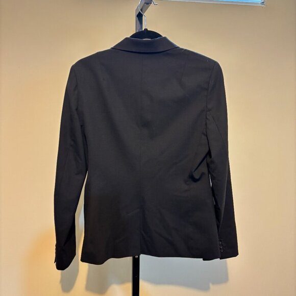 Banana Republic Wool Blend 3 Button Black Blazer - Picture 7 of 9